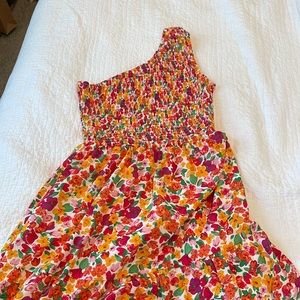 Floral One Shoulder Amazon Summer Dress